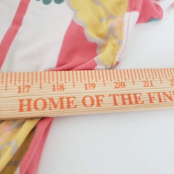 Free People Thats a Wrap Blouse Floral V Neck Crop Shirt Womens Size Medium - Picture 10 of 11